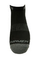 HAVEN Cyklistické ponožky členkové - SNAKE SILVER NEO - šedá/čierna