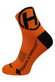 HAVEN Cyklistické ponožky klasické - LITE SILVER NEO - oranžová/čierna