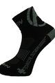 HAVEN Cyklistické ponožky klasické - LITE SILVER NEO - šedá/čierna