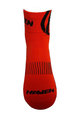 HAVEN Cyklistické ponožky klasické - LITE SILVER NEO - čierna/červená