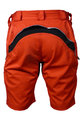 HAVEN Cyklistické nohavice krátke bez trakov - NAVAHO SLIMFIT - biela/červená