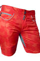 HAVEN Cyklistické nohavice krátke bez trakov - PEARL NEO LADY - červená