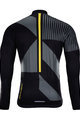 HOLOKOLO Cyklistický dres s dlhým rukávom zimný - TRACE WINTER  - žltá/čierna