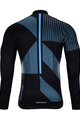 HOLOKOLO Cyklistický dres s dlhým rukávom zimný - TRACE BLUE WINTER - modrá/čierna