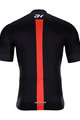 HOLOKOLO Cyklistický dres s krátkym rukávom - OBSIDIAN - červená/čierna