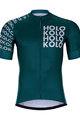 HOLOKOLO Cyklistický krátky dres a krátke nohavice - SHAMROCK - modrá/čierna