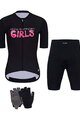 HOLOKOLO Cyklistický mega set - SUPPORT ELITE LADY - čierna