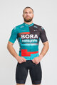 BONAVELO Cyklistický dres s krátkym rukávom - BORA 2023 - čierna/zelená/červená