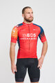 BONAVELO Cyklistický dres s krátkym rukávom - INEOS GRENADIERS '25 - červená/modrá