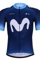 BONAVELO Cyklistický krátky dres a krátke nohavice - MOVISTAR 2024 - čierna/modrá