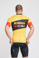 BONAVELO Cyklistický dres s krátkym rukávom - JUMBO-VISMA 2023 - čierna/žltá