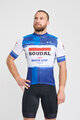 BONAVELO Cyklistický dres s krátkym rukávom - SOUDAL QUICK-STEP 24 - modrá/biela