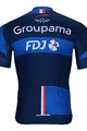 BONAVELO Cyklistický krátky dres a krátke nohavice - GROUPAMA FDJ 2024 - modrá/čierna