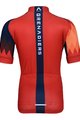 BONAVELO Cyklistický dres s krátkym rukávom - INEOS 2024 KIDS - červená/modrá