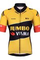 BONAVELO Cyklistický dres s krátkym rukávom - JUMBO-VISMA '23 KIDS - čierna/žltá