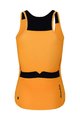 HOLOKOLO Cyklistický dres bez rukávov - ENERGY LADY - čierna/oranžová