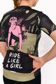 HOLOKOLO Cyklistický dres s krátkym rukávom - WIND ELITE LADY - čierna/viacfarebná