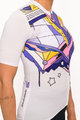HOLOKOLO Cyklistický dres s krátkym rukávom - FANTASY ELITE LADY - viacfarebná/biela