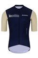 HOLOKOLO Cyklistický krátky dres a krátke nohavice - VIBES - čierna/ivory/modrá