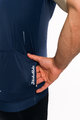 HOLOKOLO Cyklistický dres s krátkym rukávom - VIBES - modrá/ivory