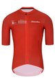 HOLOKOLO Cyklistický dres s krátkym rukávom - VIBES - červená
