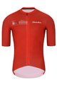 HOLOKOLO Cyklistický dres s krátkym rukávom - VIBES - červená