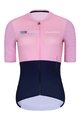 HOLOKOLO Cyklistický dres s krátkym rukávom - VIBES LADY - modrá/ružová