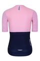 HOLOKOLO Cyklistický krátky dres a krátke nohavice - VIBES LADY - ružová/modrá/čierna