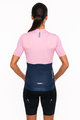 HOLOKOLO Cyklistický dres s krátkym rukávom - VIBES LADY - modrá/ružová