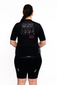 HOLOKOLO Cyklistický dres s krátkym rukávom - SUPPORT ELITE LADY - ružová/biela/čierna