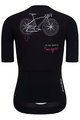 HOLOKOLO Cyklistický dres s krátkym rukávom - CYCLIST ELITE LADY - ružová/čierna/biela