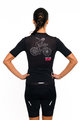 HOLOKOLO Cyklistický krátky dres a krátke nohavice - ICON ELITE LADY - čierna