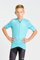 HOLOKOLO Cyklistický dres s krátkym rukávom - FLOW JUNIOR - viacfarebná/modrá