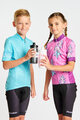 HOLOKOLO Cyklistický dres s krátkym rukávom - FLOW JUNIOR - viacfarebná/modrá