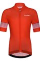 HOLOKOLO Cyklistický dres s krátkym rukávom - FLOW JUNIOR - viacfarebná/červená