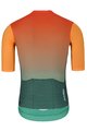 HOLOKOLO Cyklistický dres s krátkym rukávom - INFINITY - zelená/červená/oranžová