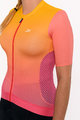 HOLOKOLO Cyklistický dres s krátkym rukávom - INFINITY LADY - ružová/oranžová