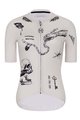 HOLOKOLO Cyklistický dres s krátkym rukávom - TATTOO ELITE LADY - ivory/čierna