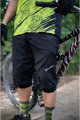 HOLOKOLO Cyklistické nohavice krátke bez trakov - GRAVITY - čierna
