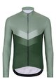 HOLOKOLO Cyklistický dlhý dres a nohavice - ARROW WINTER - čierna/zelená