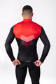 HOLOKOLO Cyklistický dres s dlhým rukávom zimný - ARROW WINTER - červená/čierna