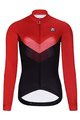 HOLOKOLO Cyklistický dlhý dres a nohavice - ARROW LADY WINTER - červená/čierna