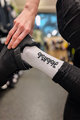 HOLOKOLO Cyklistické ponožky klasické - LINEAL - čierna/biela