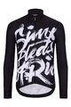 HOLOKOLO Cyklistický dres s dlhým rukávom zimný - STREETBEAT WINTER - biela/čierna