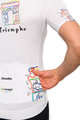HOLOKOLO Cyklistický dres s krátkym rukávom - MAAPPI II. ELITE L - viacfarebná/biela
