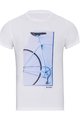 NU. BY HOLOKOLO Cyklistické tričko s krátkym rukávom - DON'T QUIT II. - biela