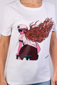 NU. BY HOLOKOLO Cyklistické tričko s krátkym rukávom - FREE LADY - biela