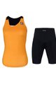 HOLOKOLO top a krátke nohavice - ENERGY LADY - oranžová/čierna