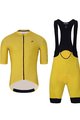 HOLOKOLO Cyklistický krátky dres a krátke nohavice - VICTORIOUS - žltá