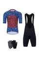 HOLOKOLO Cyklistický mega set - TAMELESS - červená/čierna/modrá
